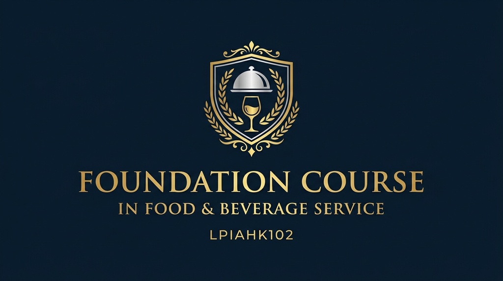 FOUNDATION COURSE IN FOOD & BEVERAGE SERVICE (LPIAHK102)